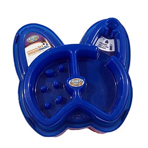 Bebedouro Comedouro 3x1 Dogger  Azul