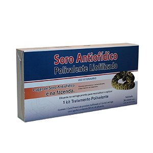 Soro Antiofidico Liofilizado D Unica C/seri Lema