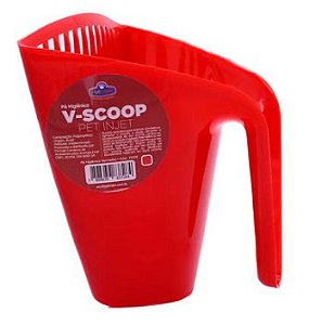 Pa Higienica V-Scoop Vermelha