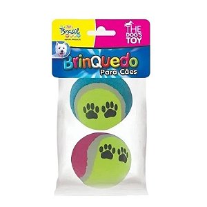 Brinquedo Bola de Tenis Med Blister C/2