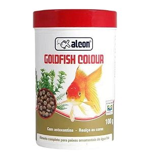 Racao Peixe Alcon Goldfish Colours 100 G