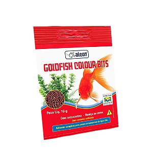 Racao Peixe Alcon Goldfish Colours Bits 10