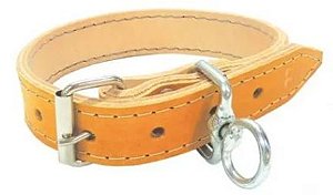 Coleira de Couro Brutus N 90 C/ Destorcedor - Cerkar