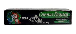 Creme Dental Murano Pets Menta Cx 90g