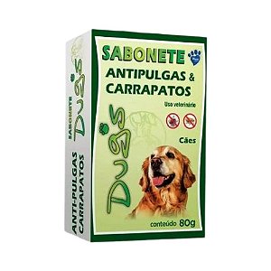 Sabonete Dugs Antipulgas e Carrapato 80 Gr