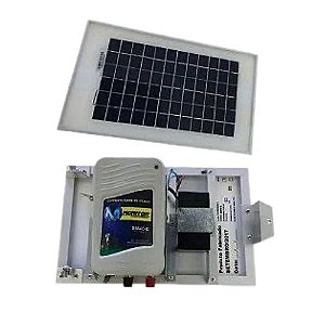Eletrificador Solar Monitor 40km Sm40-B C/bat.