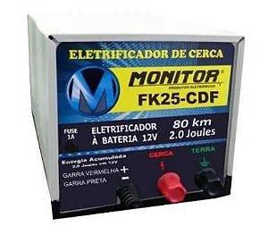 Eletrificador Monitor 120km Fk25-Cdf Luz/bateria