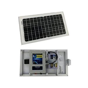 Eletrificador Solar Monitor 160km Sm100-B C/bat.