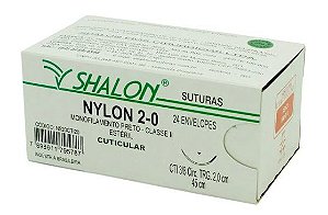Shalon Catgut Nylon Preto N 2-0 S/ag