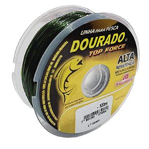 Linha Dourado Top Force Verde Oliva 0,45 100m