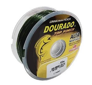 Linha Dourado Top Force Verde Oliva 0,45 100m