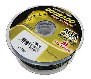 Linha Dourado Top Force Verde Oliva 0,60 100m