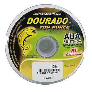Linha Dourado Top Force Verde Oliva 0,60 100m