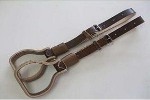Estribo C/ Loro Sola Marrom Fiv.32mm 4978 - Tripoli