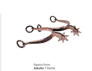 Espora Ferro Adulto 7 Dente - Regalo