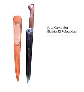 Faca Campeira Bicuda 12 Polegadas - Regalo Campeiro