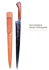 Faca Campeira Bicuda 15 Polegadas - Regalo Campeiro