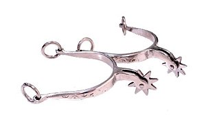 Espora Inox Adulto 8 Dente - Regalo Campeiro 2075
