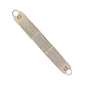 Barrigueira Pp Bca 4 Argolas Simples Inox - 1175