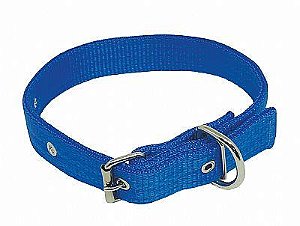 Coleira Nylon Dupla Etiqueta N1 - Bicho Com Luxo