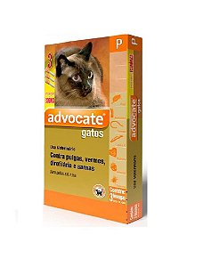 Advocate Gatos 3x 0,4ml Ate 4kg