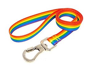 Guia Malu Pet Arco-Iris Med 20x120cm