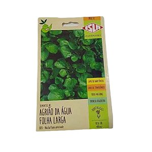 Semente Agriao de Agua Folha Larga 0,4g
