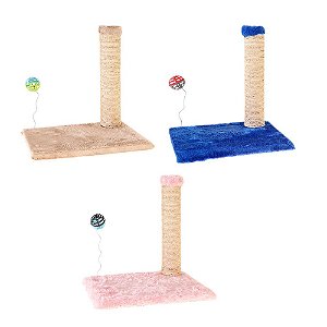 Arranhador Pop Sisal Pelucia Caramelo