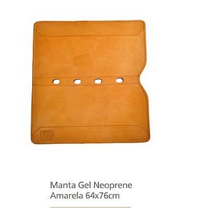 Manta Gel Neoprene Amarela 64x76cm 1931 - Regalo Campeiro
