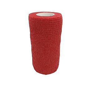 Banda Elastica 10cm X 2,7m (5m Esticada) Vermelha