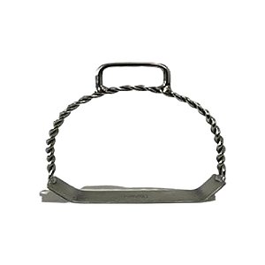 Barao Estribo Campana Uruguaio 3/8 Chato Inox 319 - Freios Barao