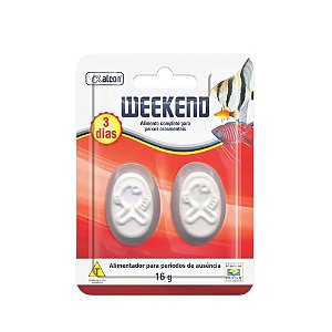 Racao Peixe Alcon Weekend 3 Dias 16 G