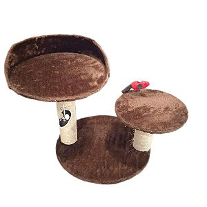 Arranhador 3 Bases Marron