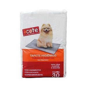 Tapete Higienico +cote 60x60 C/30 Und