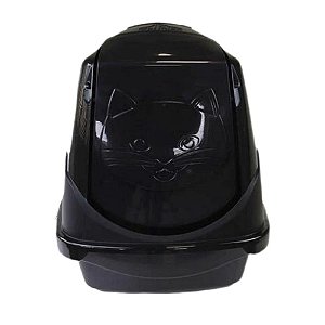 Banheiro P/gato Cat Toilet Black - Murano