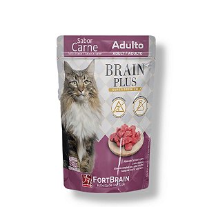 Sache Brain Plus Gato Ad.Carne 85gr