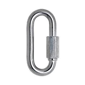 Mosquetao Oval C/rosca 4mm