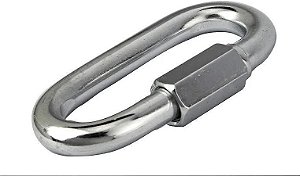 Mosquetao Oval C/rosca 9mm