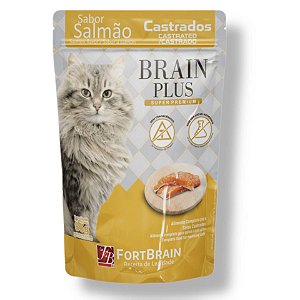 Sache Brain Plus Gato Castrado Salmao 85gr