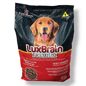Racao Luxbrain Cao Adulto Premium 15 Kg