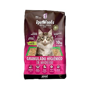 Areia Granulado de Madeira Ipetwoods 2 Kg
