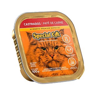 Pate Special Cat Castrado Carne 100gr