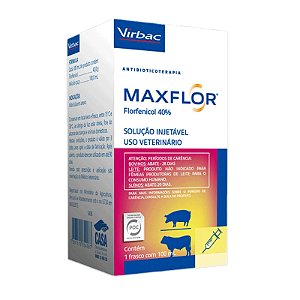Maxflor 100 Ml (florfenicol 40%) Virbac