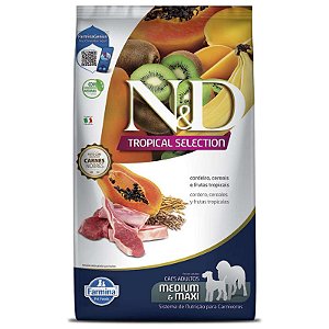 Racao Nd Tropical Selection Can Adt Md/mx Cordero 10+2kg