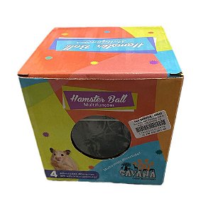 Bola Plast P/hamster 4 em 1 C/suporte Tr - Pet Service