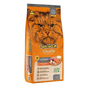 Racao Special Ultralife Cat Castrados Salmao 10,1kg