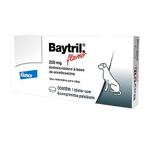 Baytril 250mg 6 Comprimidos