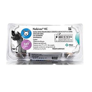 Vacina Nobivac Kc Dil 5x1 Dose Etica