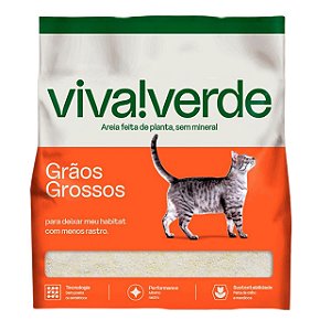 Areia Viva Verde Graos Grossos 10kg
