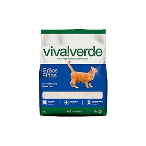 Areia Viva Verde Vida Graos Finos 4kg